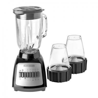 Black and Decker 10 Speed Blender with 2 Grinder Jars