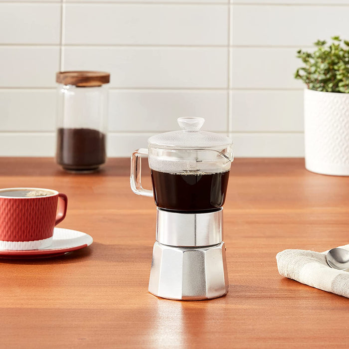 Oggi Borosilicate Moka Pot
