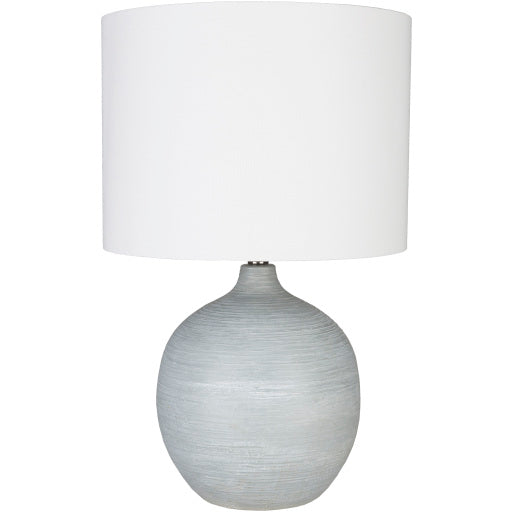 Burke Light Gray 32" Lamp