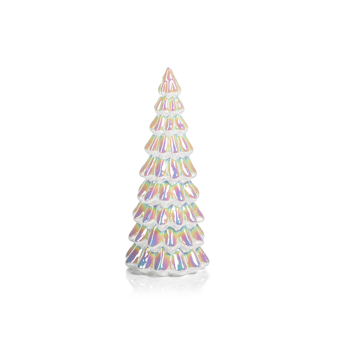 LED White Rainbow Luster Tree