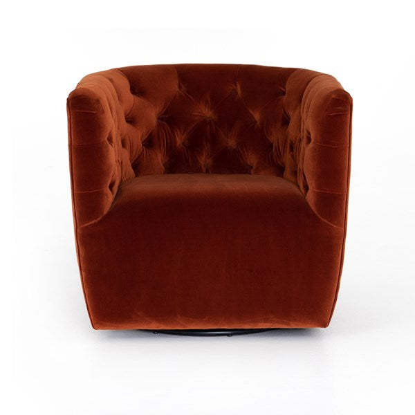 Hanover Swivel Chair - Sapphire Rust
