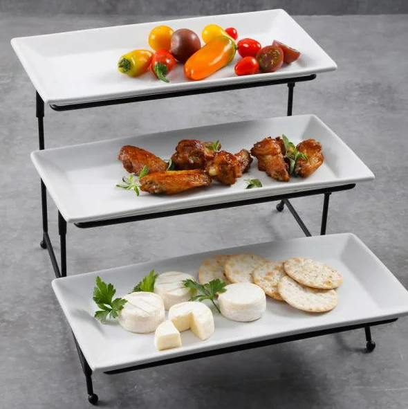 Gibson Home Gracious 3-Tier Serving Set