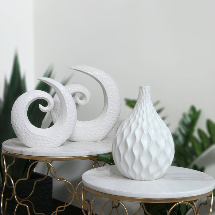 Ceramic Vase With Round Lip
