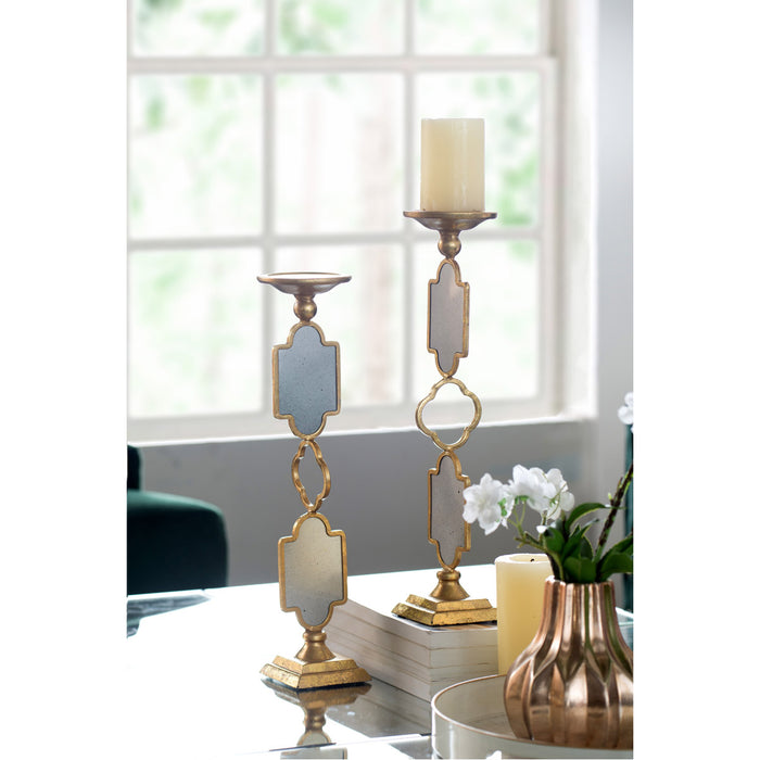 Grand Candleholder With Mirror