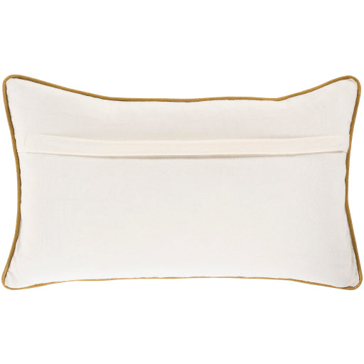 Envie White/Gold Pillow