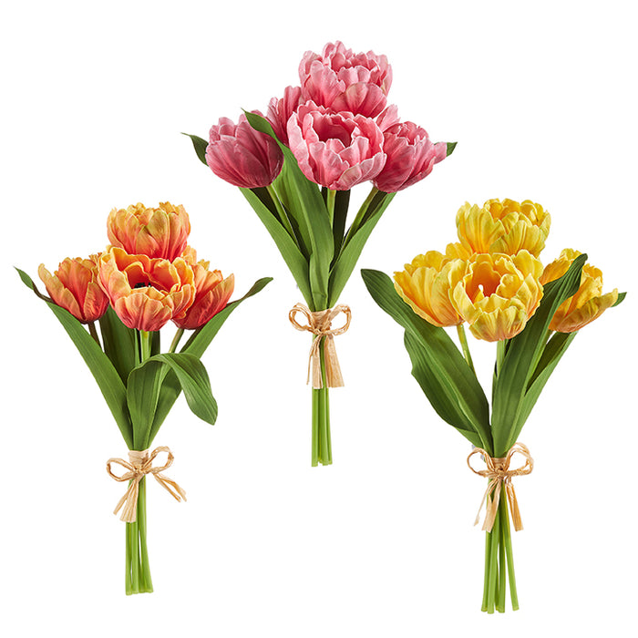 Real Touch Parrot Tulip Bundle - Assorted