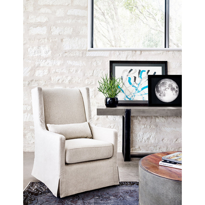 Swivel Wing Chair - Jette Linen