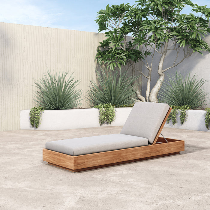 Kinta Outdoor Chaise - Stone Grey