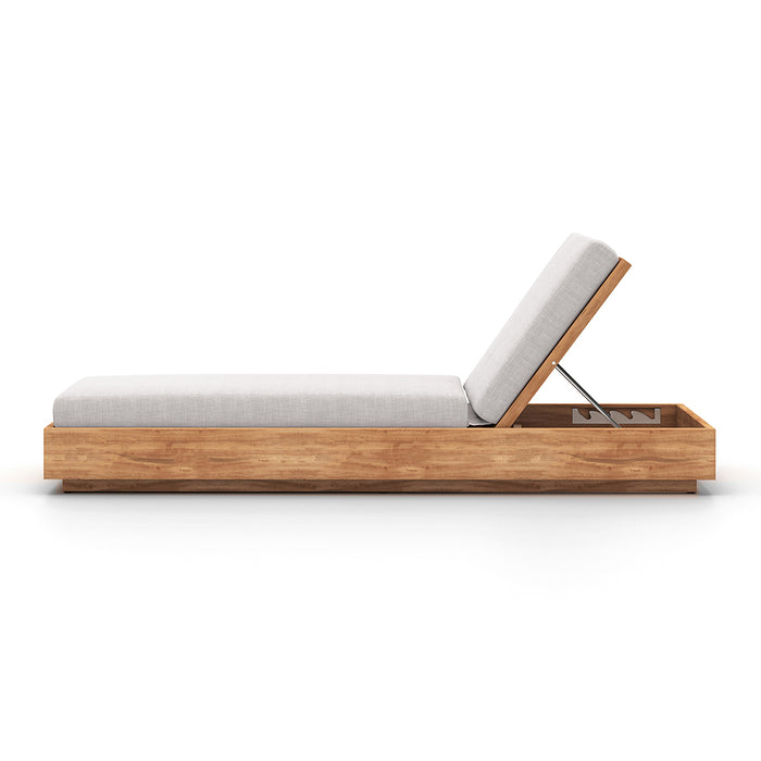 Kinta Outdoor Chaise - Stone Grey