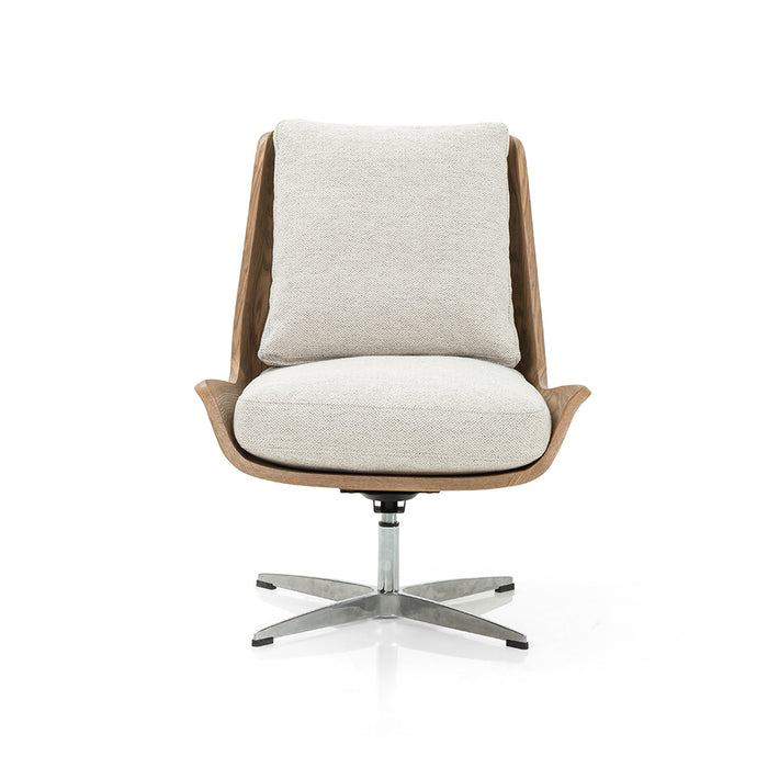 Burbank Swivel Chair - Noble Platinum