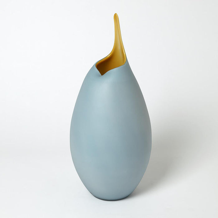 Frosted Vase With Casing