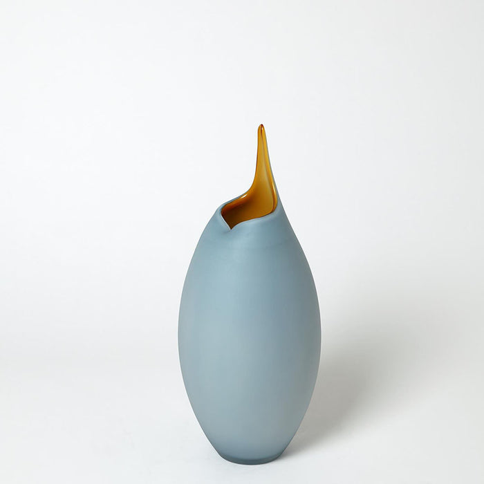 Frosted Vase With Casing
