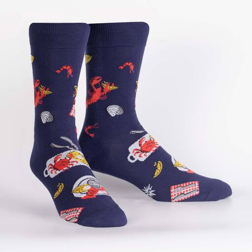 Get Crackin'! Men's Crew Socks