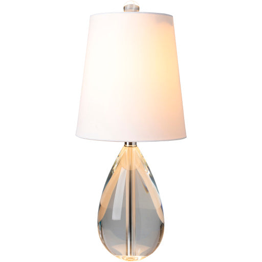 Hayes Clear 19" Lamp