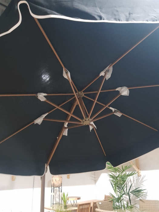10ft Round Cantilever Umbrella - Black