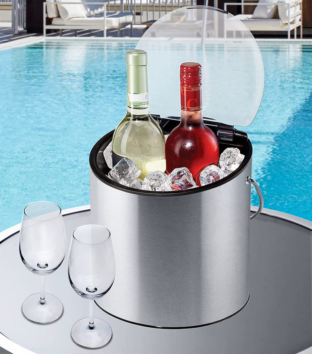 Oggi Stainless Steel Ice & Wine Bucket