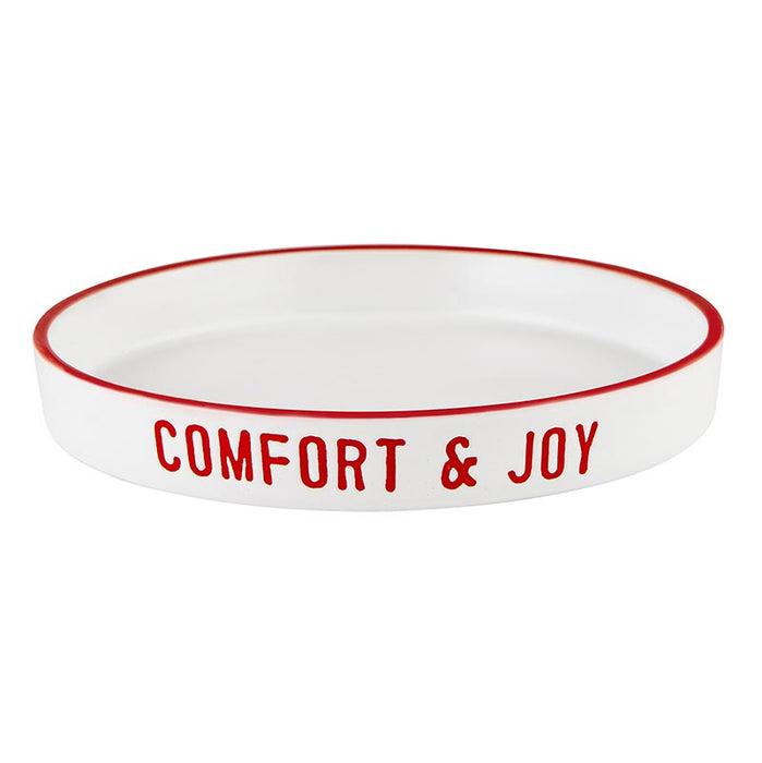 Comfort & Joy Ceramic Plates - Set Of 4