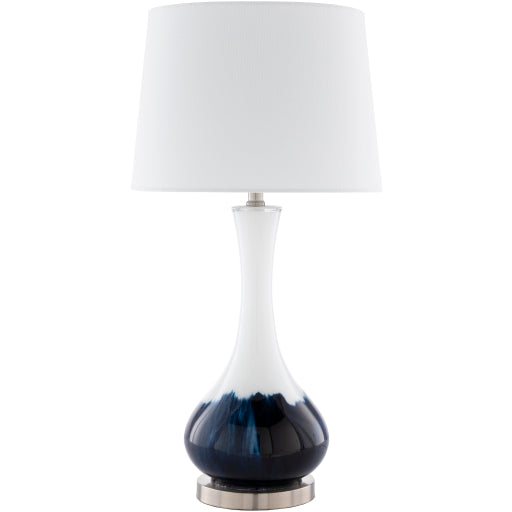 Julissa Navy/White 28" Lamp