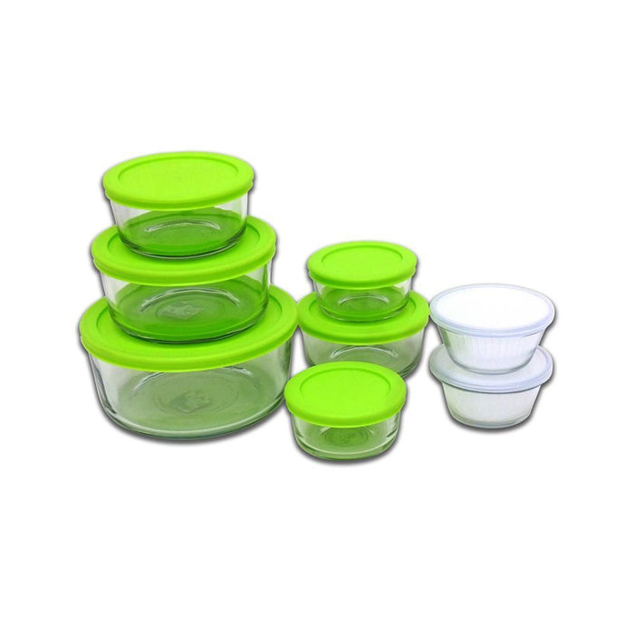 Kitchen Classics 16-Piece Glass Food Storage Set