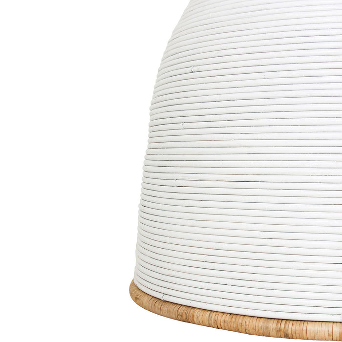 Kira Rattan Dome Chandelier