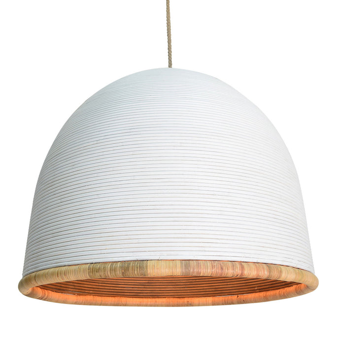 Kira Rattan Dome Chandelier