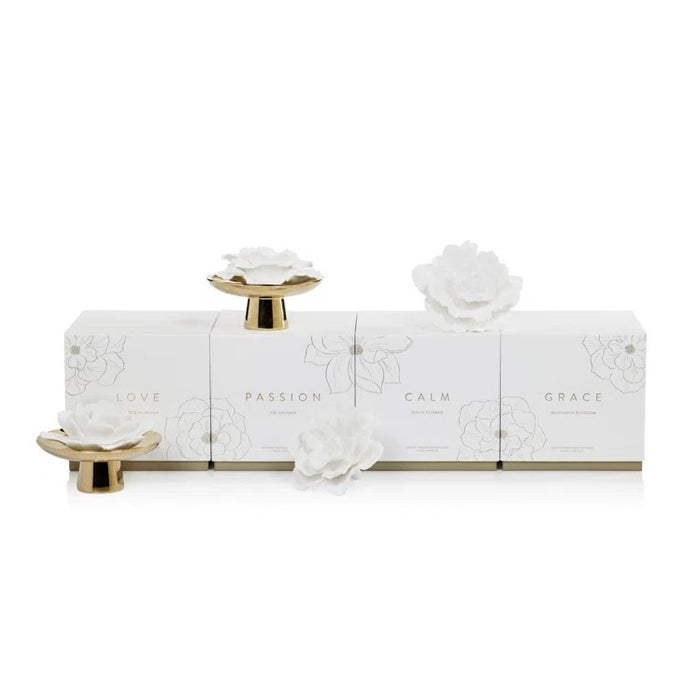 Calm Porcelain Diffuser - White Flower