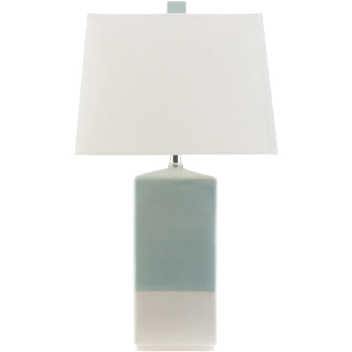 Malloy Aqua/Cream 26" Table Lamp
