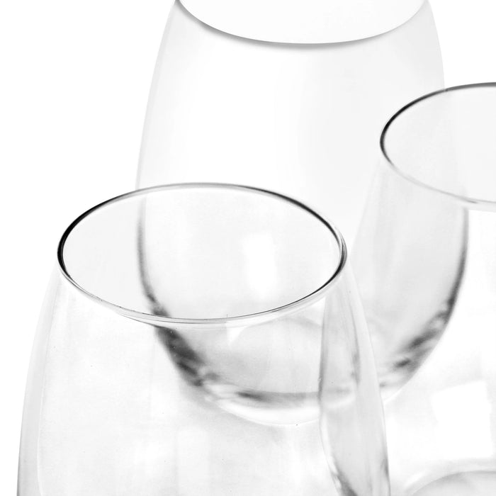 Martha Stewart Stemless Wine Glass Set