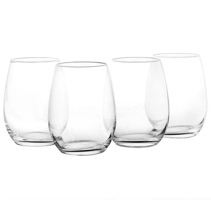Martha Stewart Stemless Wine Glass Set