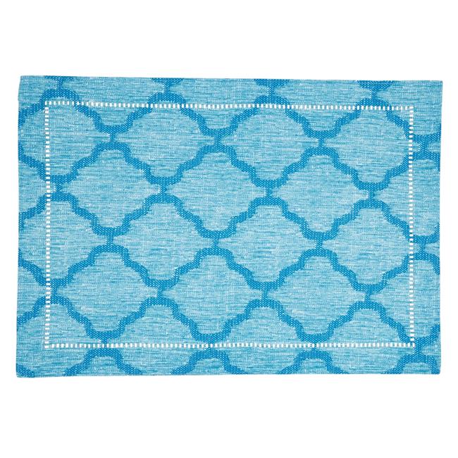 Rans Hemstitch Placemat – White, 33x48cm Cotton – Dinner Party Essentials (NEW With Tags)