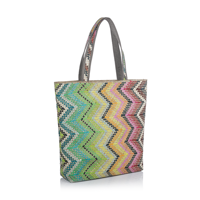 Mia All Purpose Bag - Multicolour Zigzag