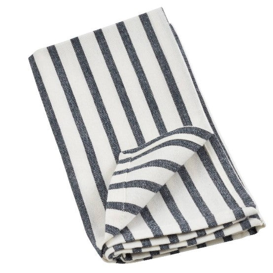 Navy Blue Striped Design Napkin