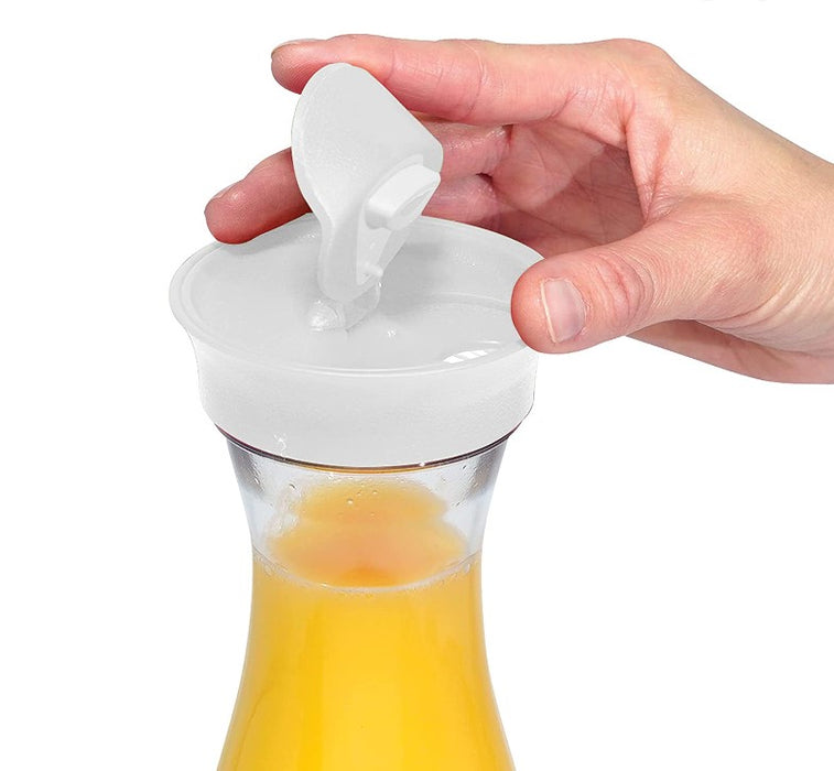 Juice Jar With Flip-Open Lid