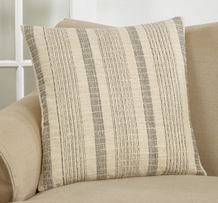 Striped Woven Pillow - Down Filled