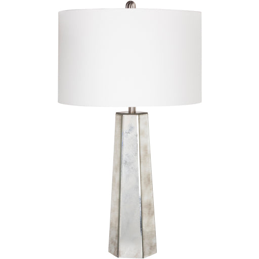 Perry Silver Mirror 29" Lamp