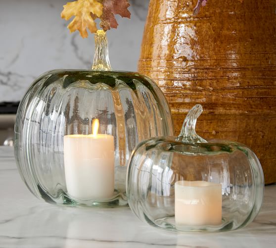 Transparent Glass Pumpkin Cloches