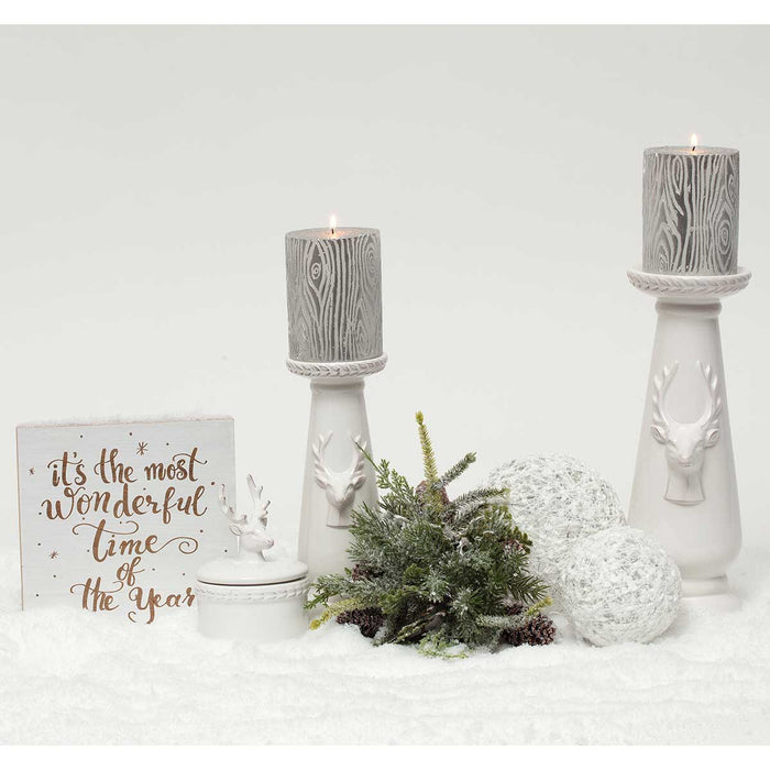 Wonderful Time Sign - White
