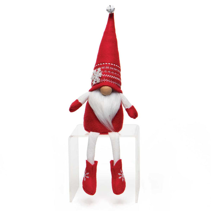 Red Hat Snowflake Gnome With Legs