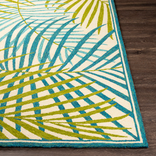 Rain Grass Green/Sky Blue Rug