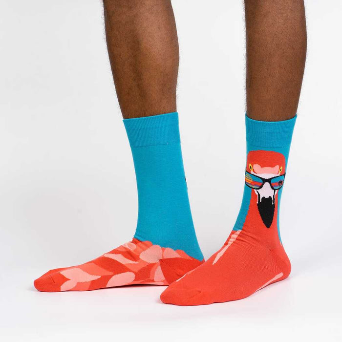 Ready To Flamingle Men's Crew Socks