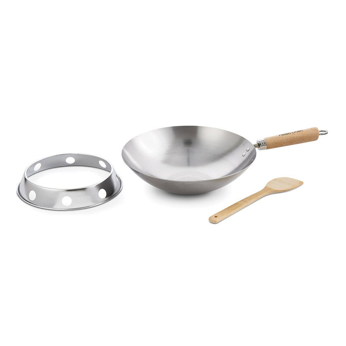 Helen's Asian Kitchen Carbon Steel Round Bottom Wok