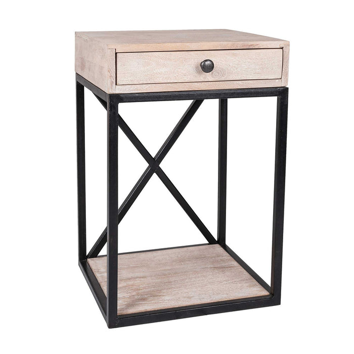 Dasta One-Drawer Side Table