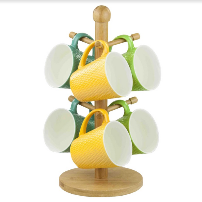 Bamboo Mug Tree