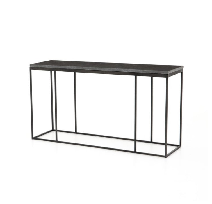 Harlow Console Table - Bluestone / Gunmetal