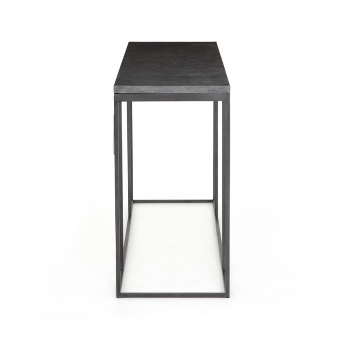 Harlow Console Table - Bluestone / Gunmetal