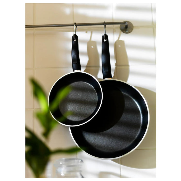 Black Frying Pan - Set Of 2