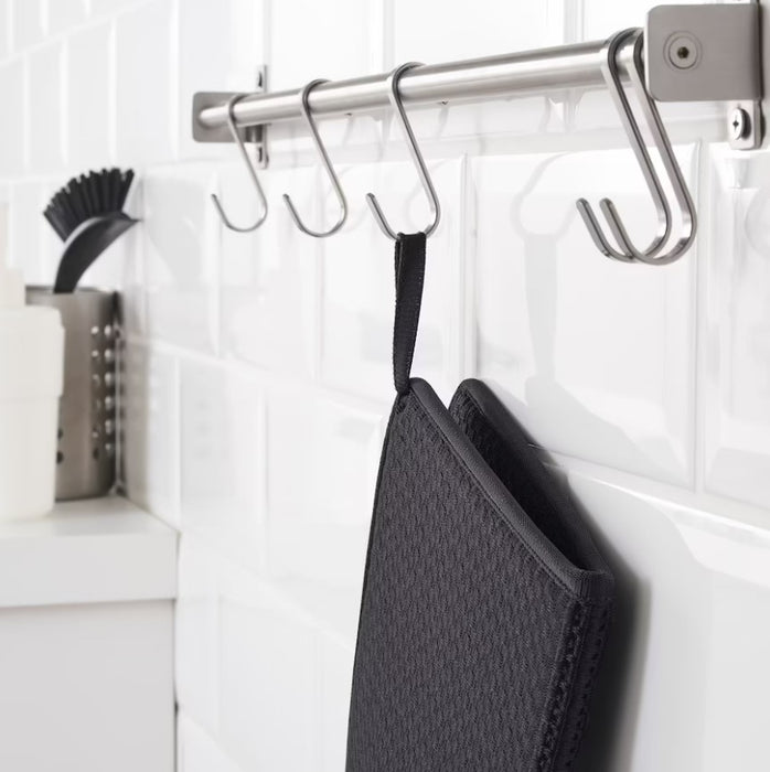 Dark Grey Dish Drying Mat