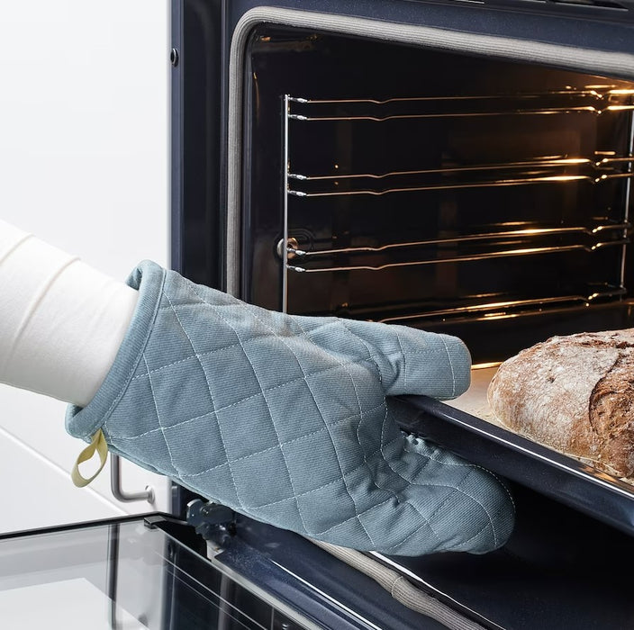Textile / Blue Oven Mitt