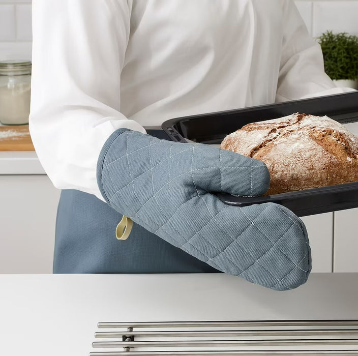 Textile / Blue Oven Mitt