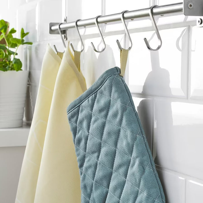 Textile / Blue Oven Mitt
